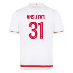 AS Monaco Ansu Fati #31 Hjemme skjorte 2025-26 Kortermet